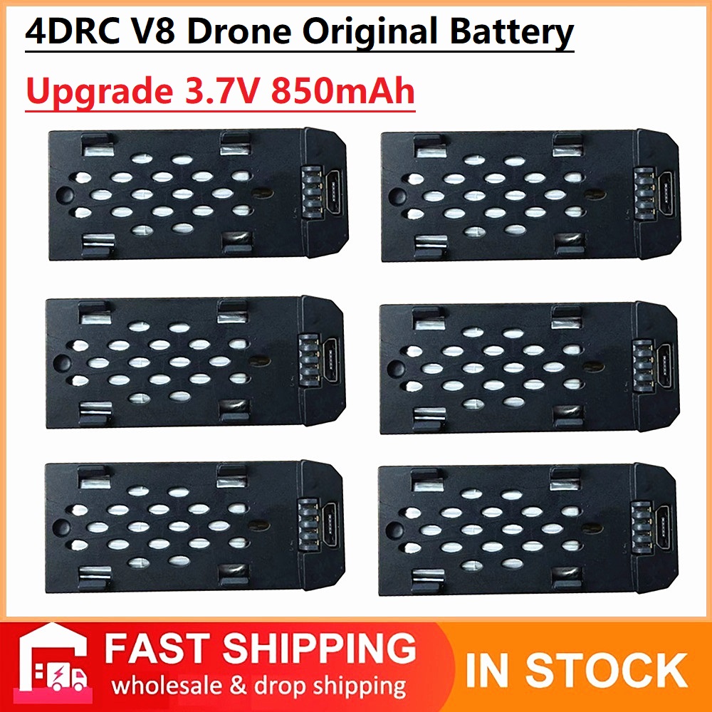Drone Rc Leading - Drone 4DRC V8 baterai asli 3.7V