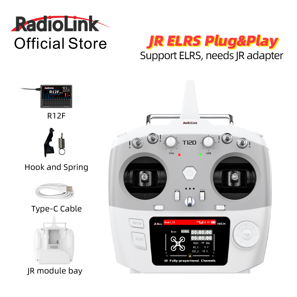 Modul RadioLink T12D JR 12CH 2 - Drone Rc Leading ulasan dan harga